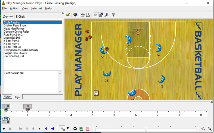 篮球战术绘图软件
